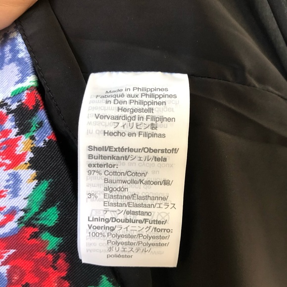 J Crew Sleeveless Floral Sheath Dress Black Multi - Picture 5 of 7